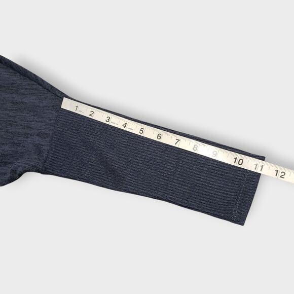 WHBM Dolman Sleeve Pullover Sweater Blue Heathered Sz XS Casual Minimalist Fall - Picture 8 of 9